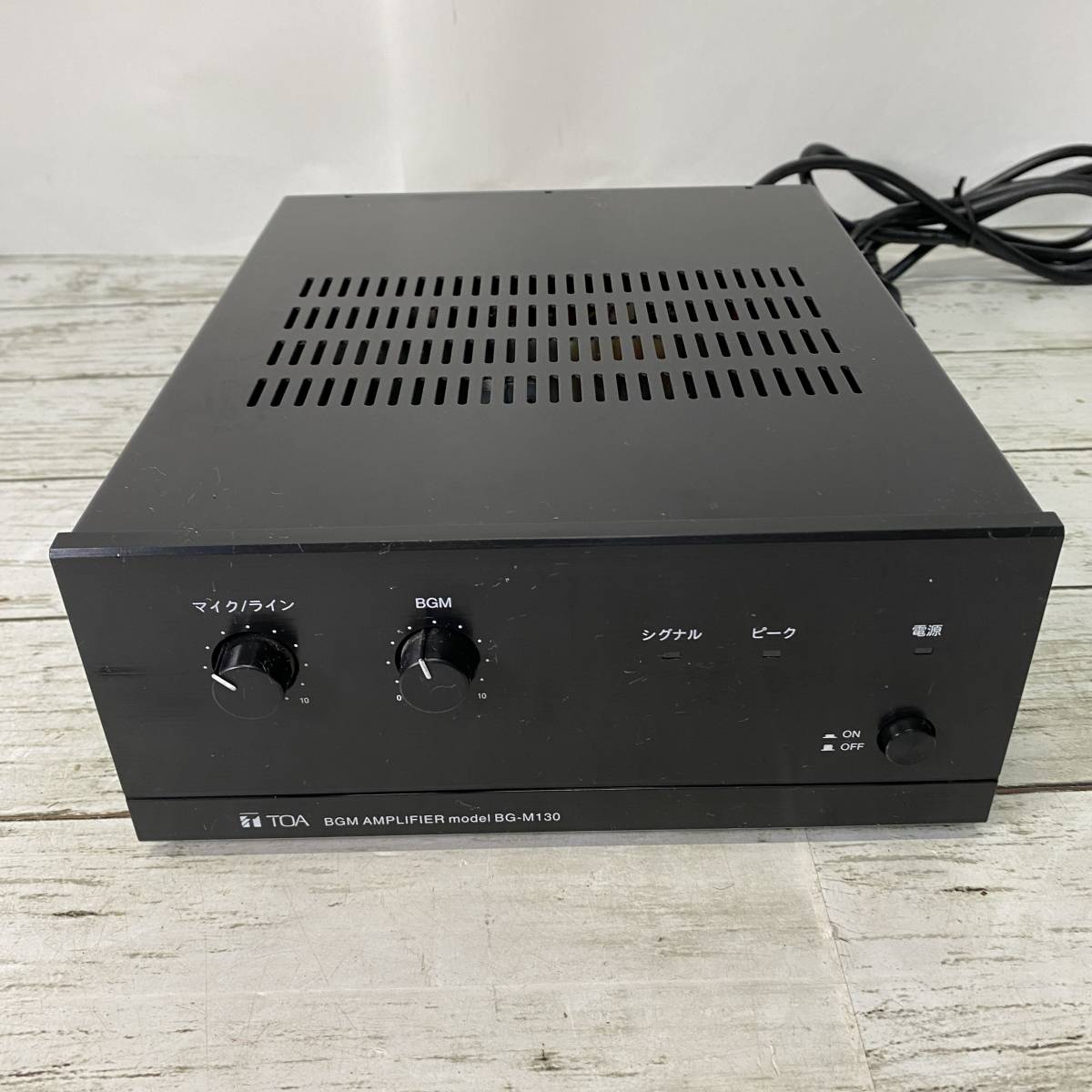 激安大特価，定番 BGMアンプ BG-M130 TOA BGM AMPLIFIER ミキサーパワーアンプ コンパクト 省スペース スピーカー(一般)｜売買されたオークション情報、yahooの商品情報をアーカイブ公開 - オークファン その他