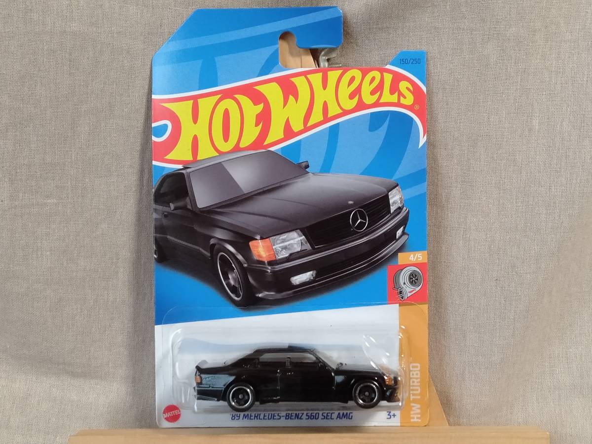 ■未開封■ Hot Wheels '89 MERCEDES BENZ 560SEC AMG 黒 ホットウィール メルセデス・ベンツ ①