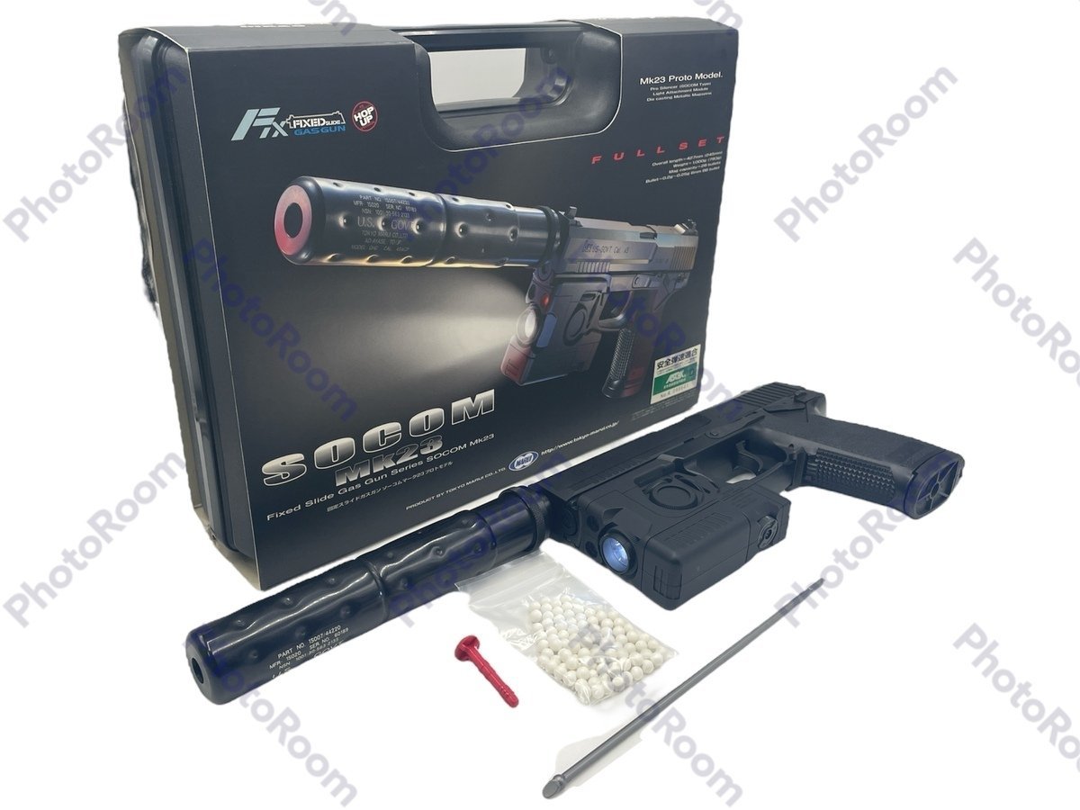 美品 東京マルイ SOCOM MK23 ガスガン ハンドガン 競技専用エアーソフトガン 23-0499 静音性 本体 トイガン 装弾数28発 コレクション