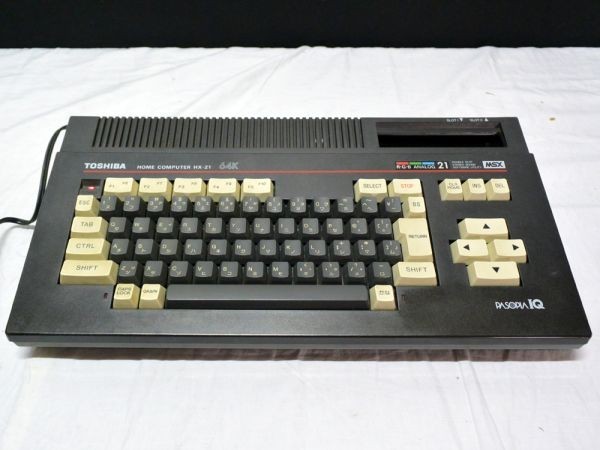 MSX 東芝 TOSHIBA HOME COMPUTER HX-21 64K RGB ANALOG 21MSX PASOPIA