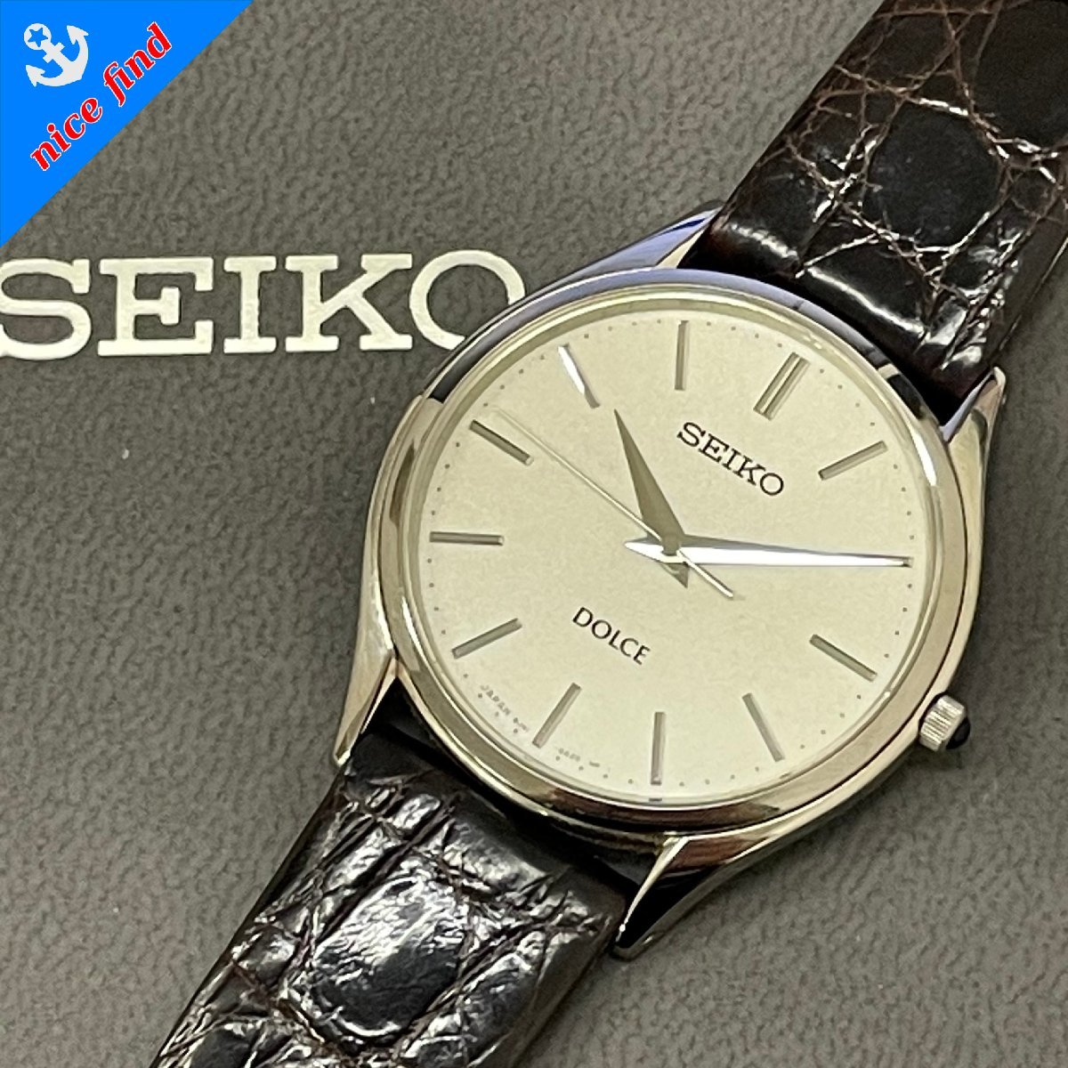 ◇セイコー SEIKO◇ドルチェ DOLCE 8J41-0AJ0 クォーツ 腕時計 メンズ 