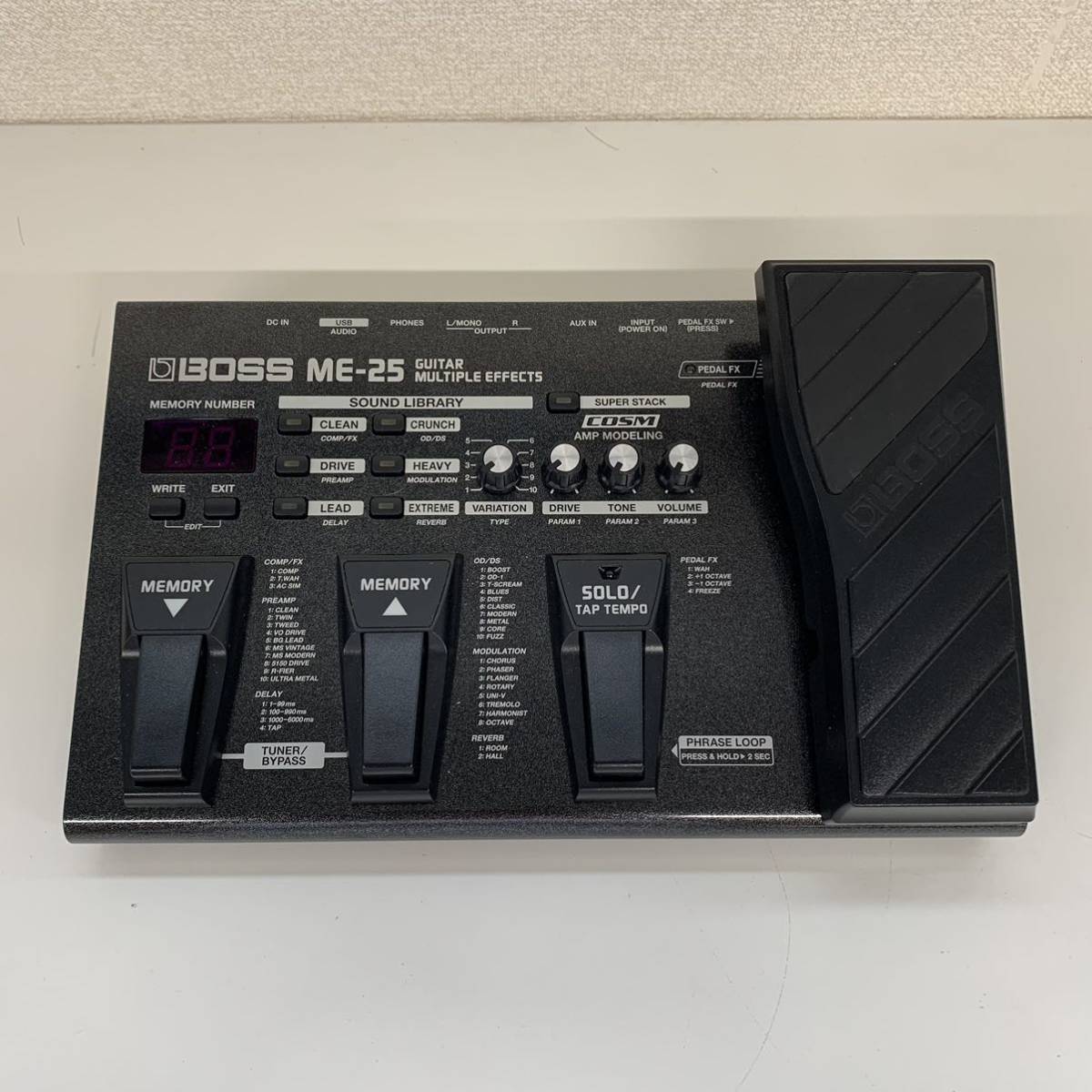 BOSS ME-25 ギターエフェクター 通電動作確認済 | BOSS