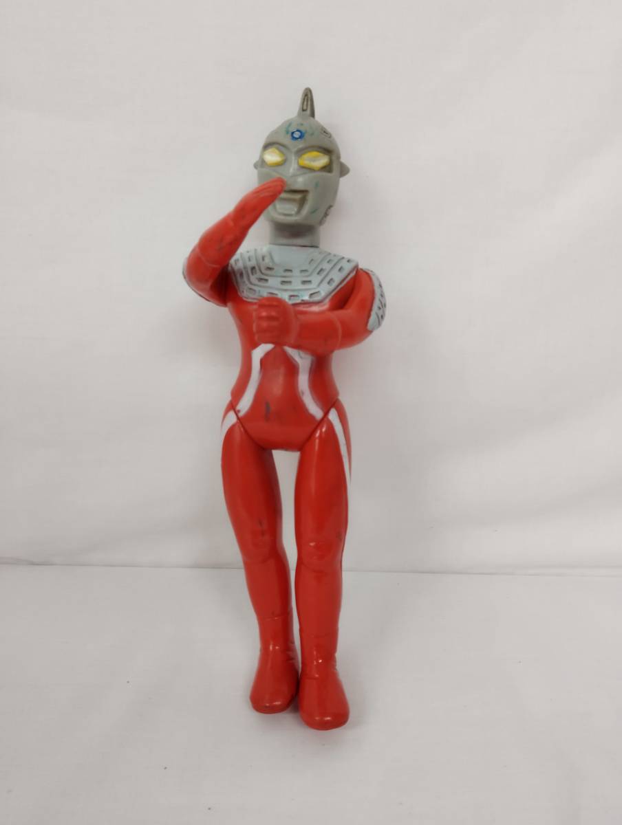 当時もの マルサン ウルトラセブン ソフビ人形　身長29cm