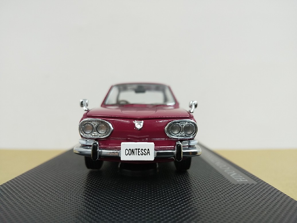 □ EBBROエブロ 1/43 HINO CONTESSA 1300 Coupe 1964 レッド 日野