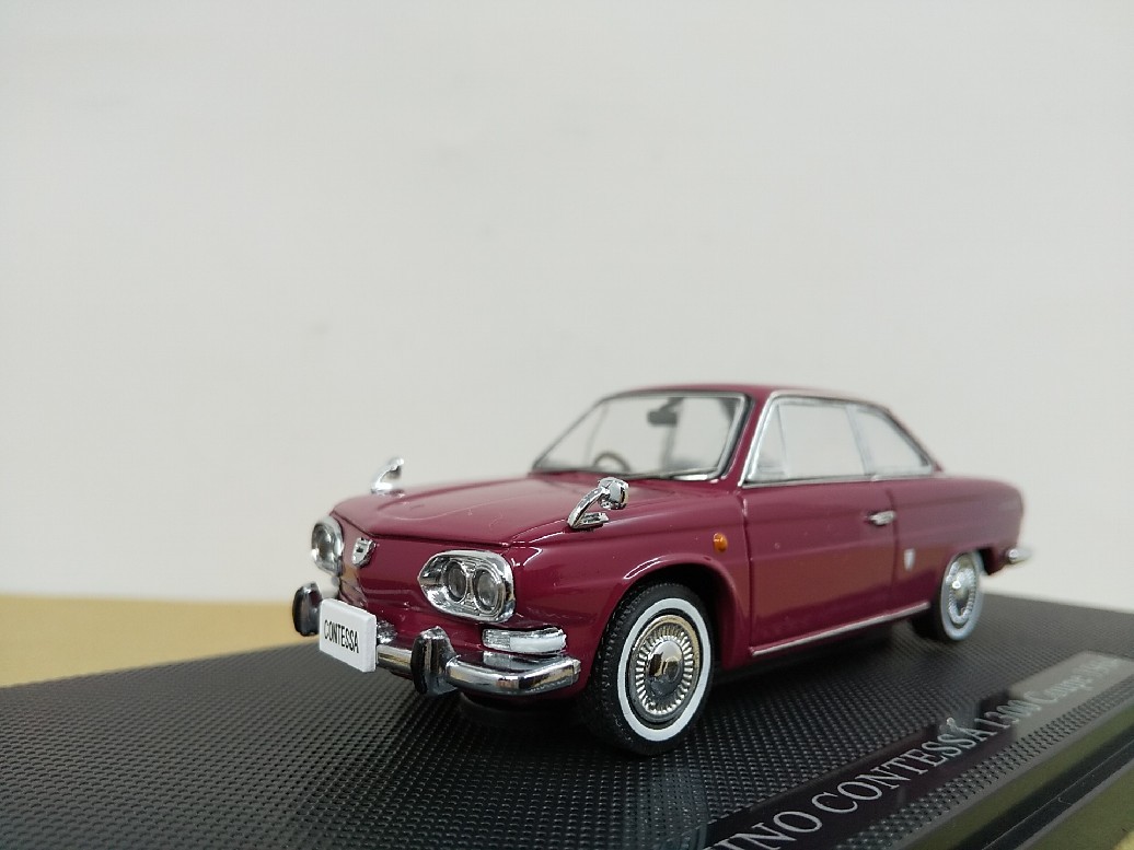 □ EBBROエブロ 1/43 HINO CONTESSA 1300 Coupe 1964 レッド 日野