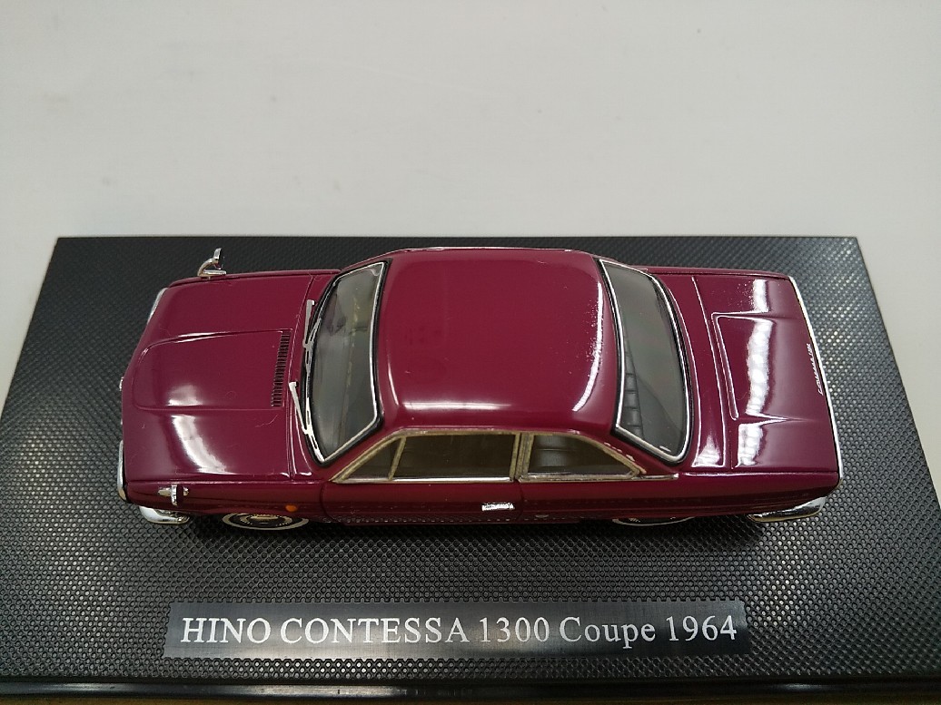 □ EBBROエブロ 1/43 HINO CONTESSA 1300 Coupe 1964 レッド 日野