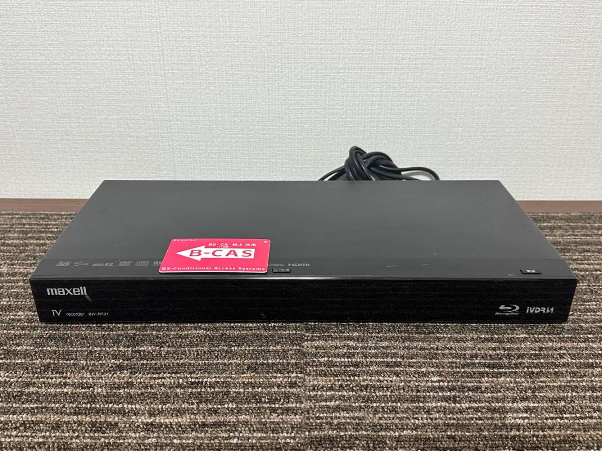 89　　マクセル&frasl;maxell iV&amp;ブルーレイディスクレコーダー BIV-R521 2013年製