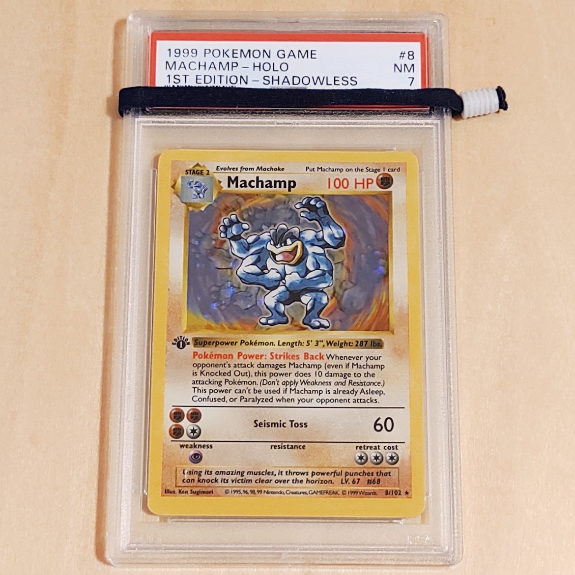 Machamp Pokemon 1st Edition 0 Holo Set 1 Base PSA | 8⁄102 eBay Card #