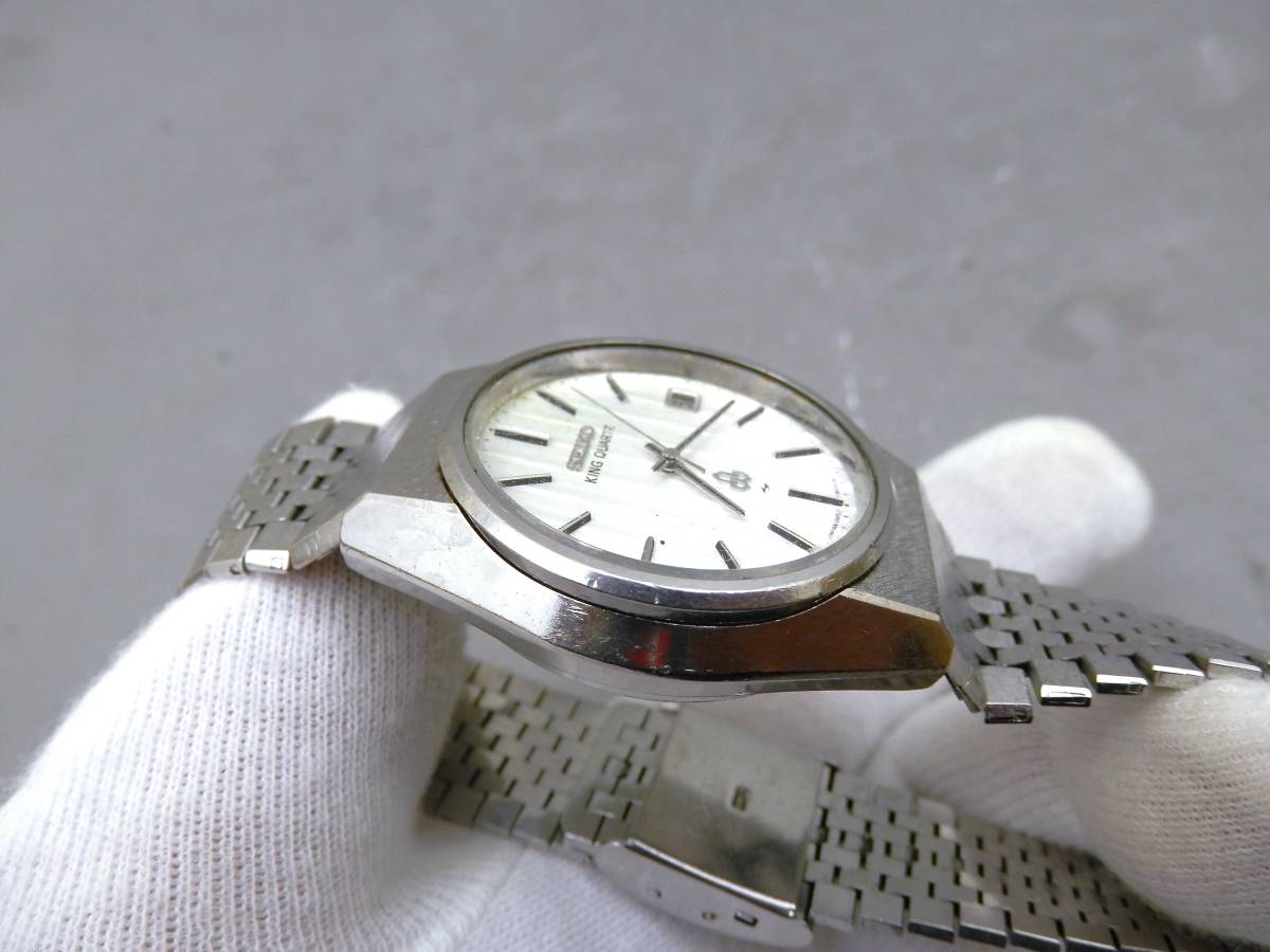 SEIKO KING QUARTZ 初期型 メンズクォーツ 約82g 稼働現状品 売り切り