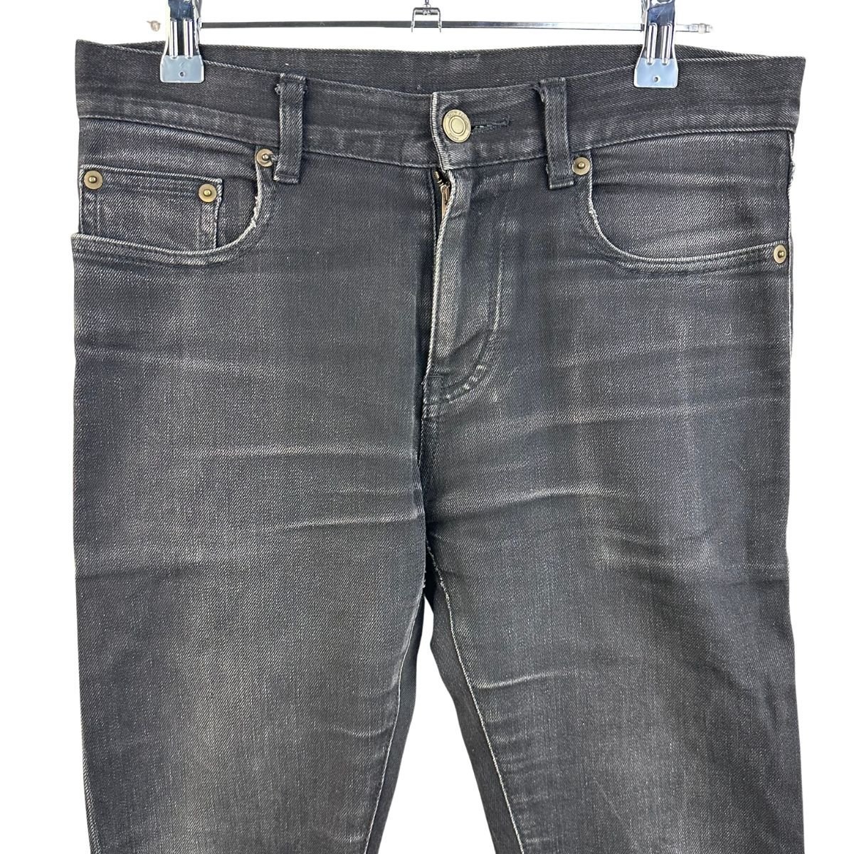 A362○Saint Laurent サンローラン○エディ期 スキニーブラックデニム 