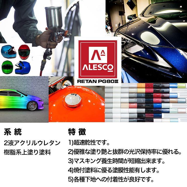 関西ペイント PG80 調色 ニッサン WK0 ホワイト3P カラーベース