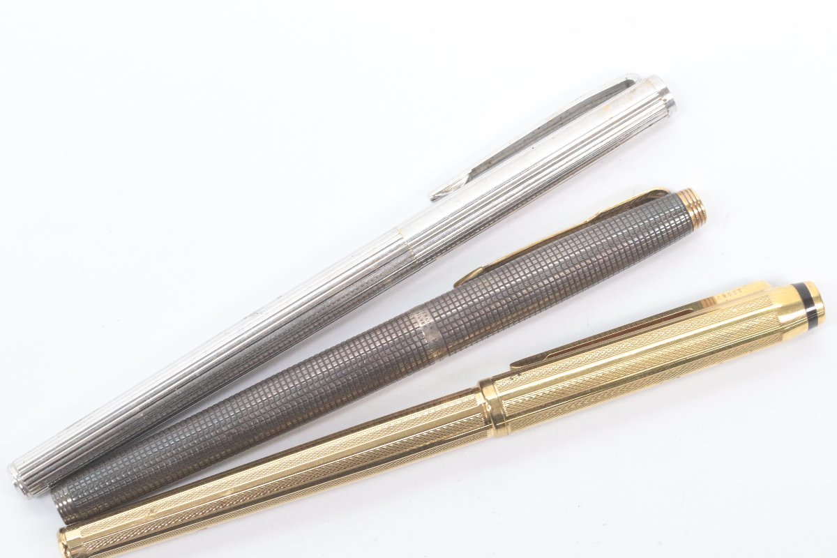 3点】 MONTBLANC モンブラン PARKER パーカー CROSS クロス 万年筆