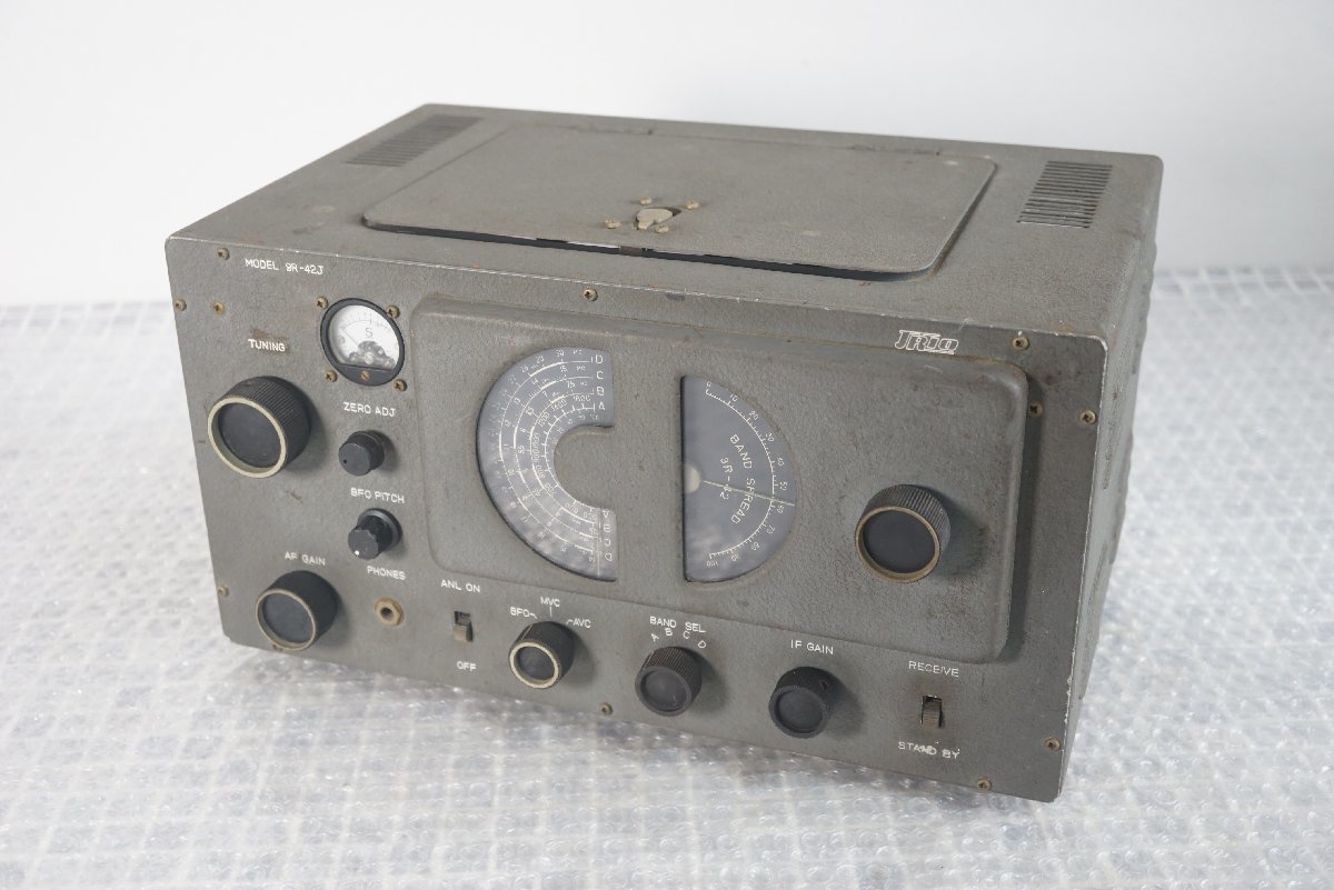 [QS][G484012] TRIO トリオ 9R-42J 真空管受信機 レシーバー