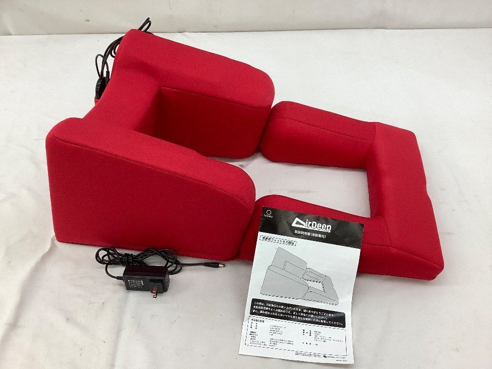 クレオテクノロジー うつ伏せエアディープ/ストレッチ/健康器具 E-EM008RR 動作確認済 中古品 ACB