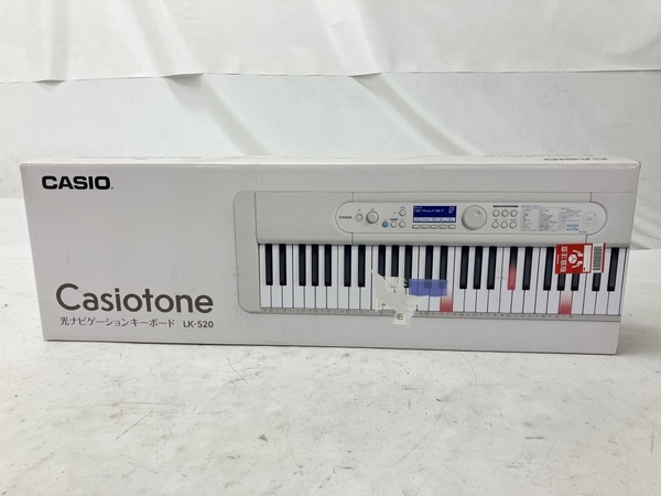 CASIO LK-520 光ナビゲーション キーボード 61鍵盤 2021年製 楽器 中古