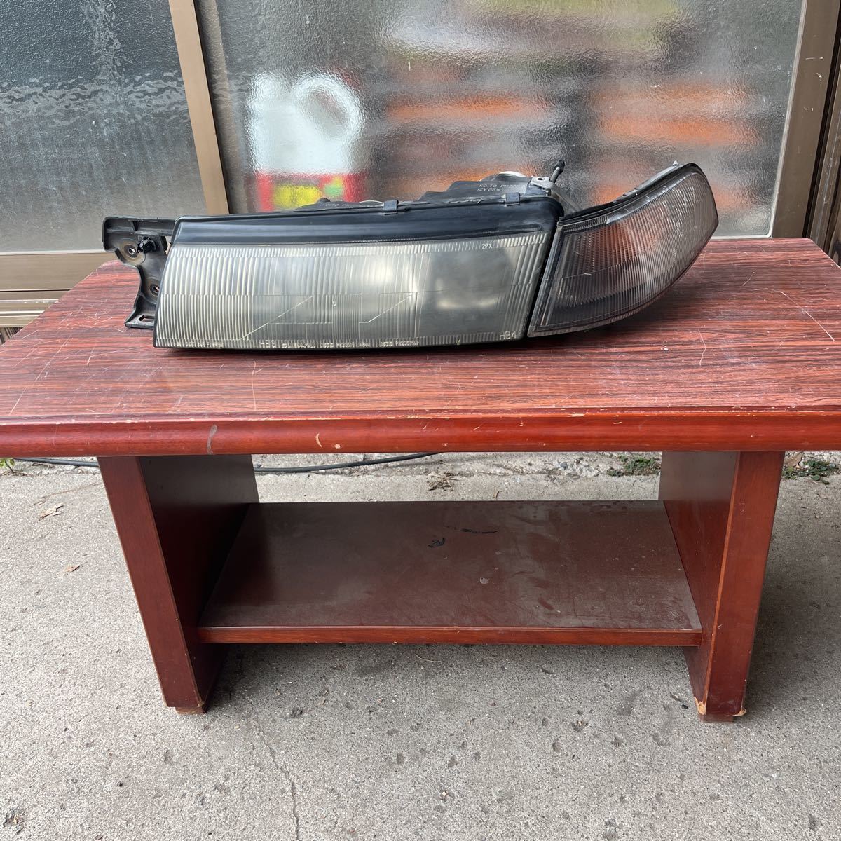 CXW スバル アルシオーネ SVX　平成5年　純正　左　ヘッドランプ ヘッドランプ　PH20515　コーナーランプ SET　KOITO:210-20516 (H230609)