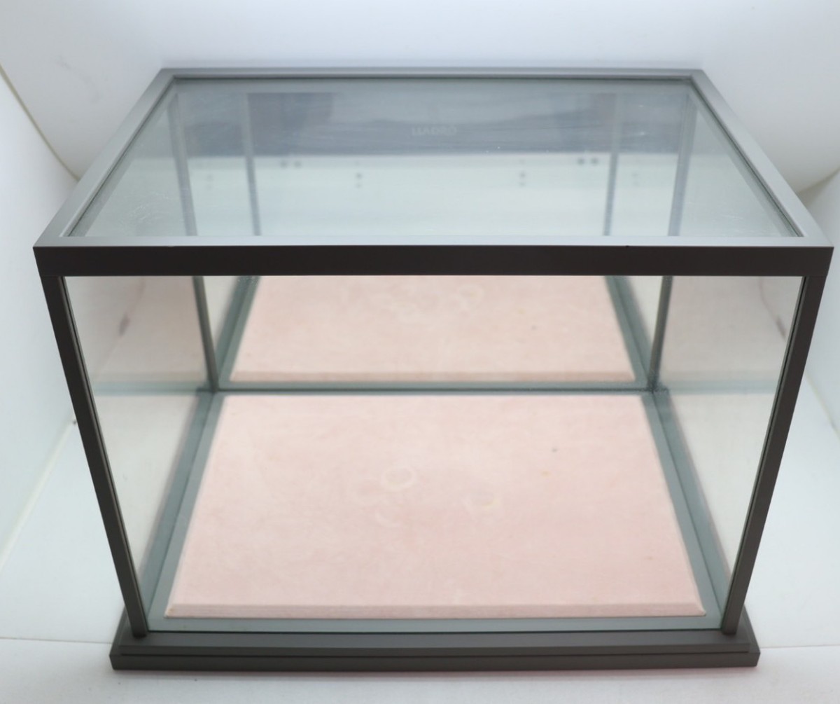 LLADRO リヤドロ 純正大型ガラスケース ショーケース 背面ミラー高54㎝