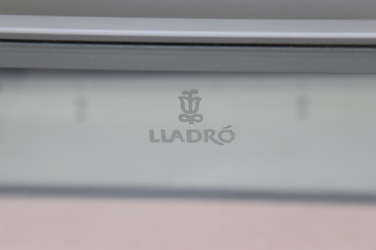 LLADRO コレクションケース 幅29.5×奥24×高32.5cm 4面ガラス 背面鏡