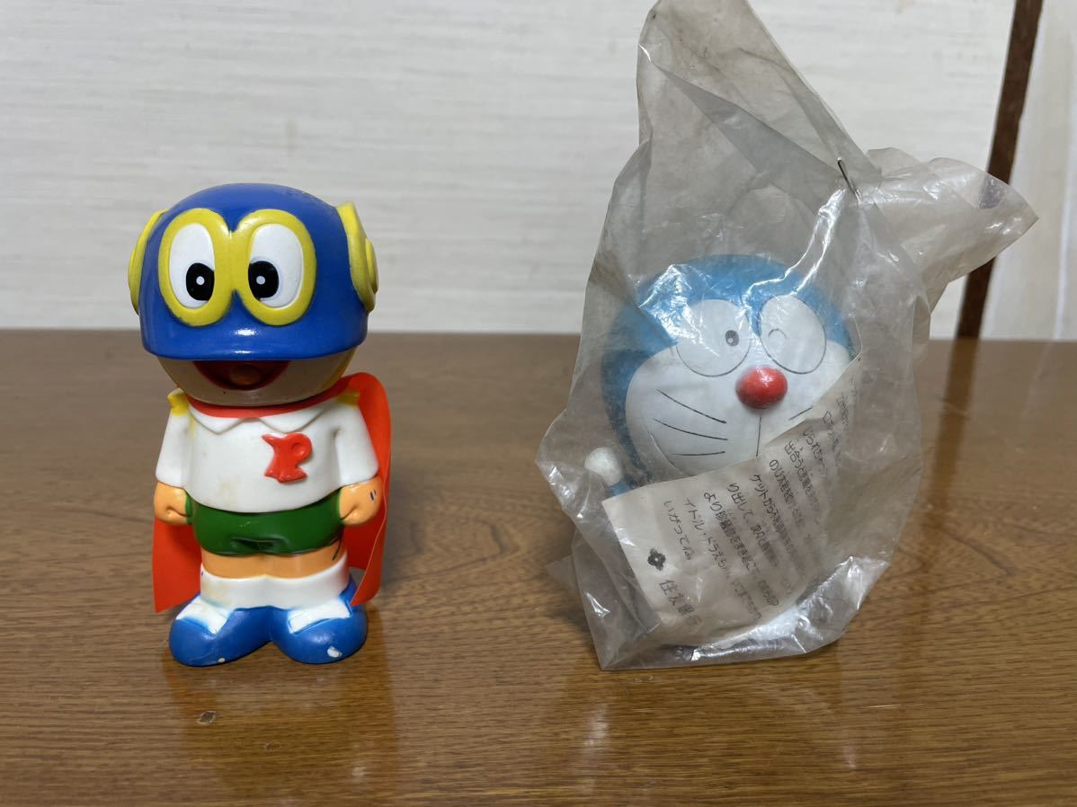 昭和レトロ 住友銀行 パーマン、ドラえもん貯金箱 2個 12cm 貯金箱