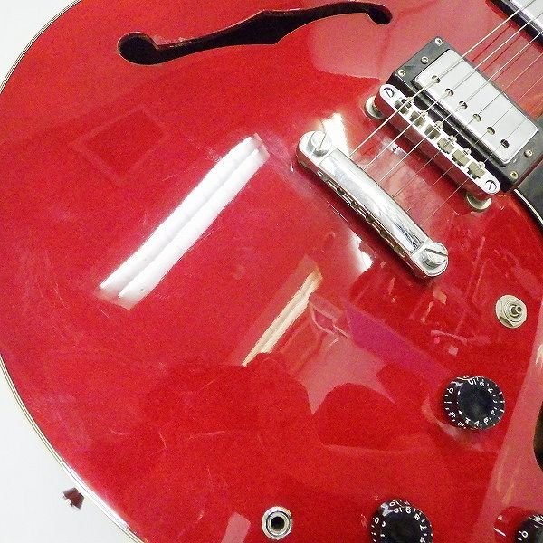 美品 Tony Smith ES-335タイプ セミアコ エレキギター 弦は新品｜Yahoo