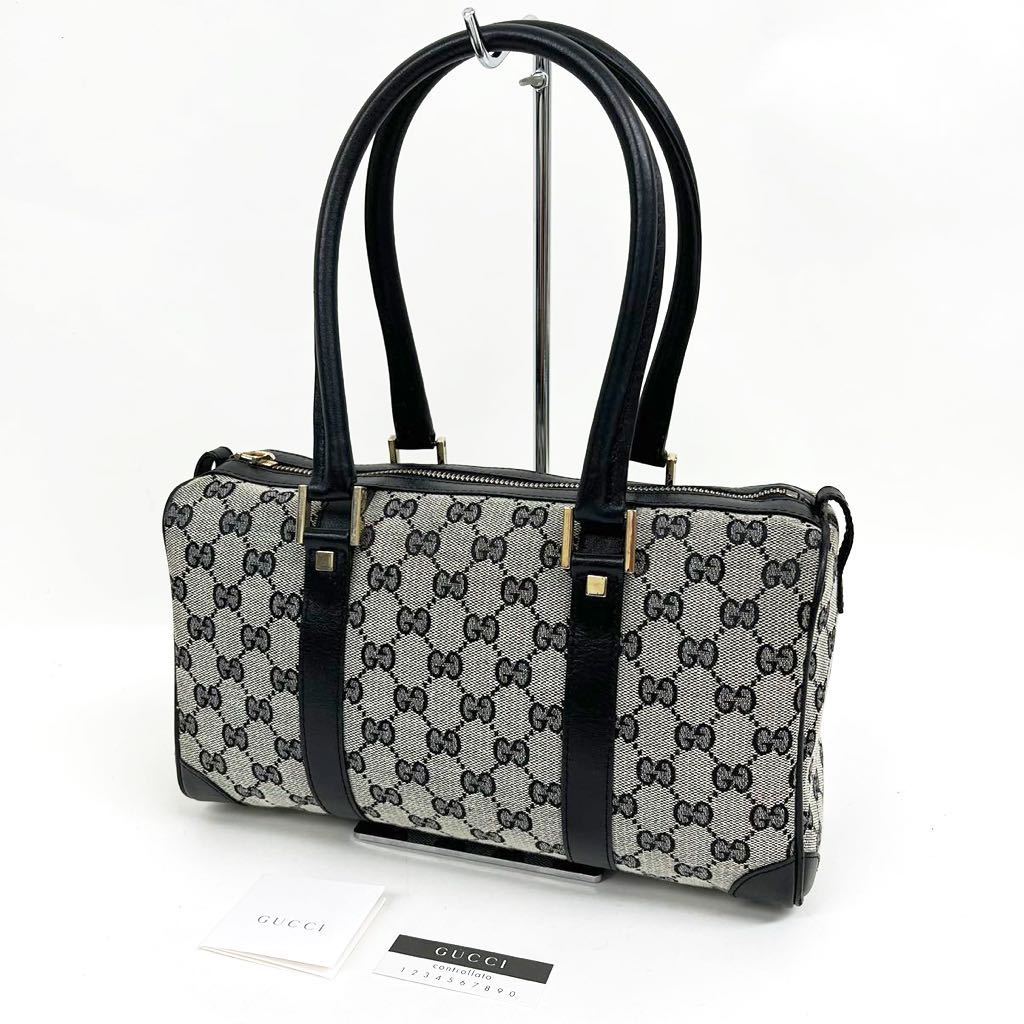 GUCCI グッチ GG キャンバス ミニ ボストンバッグ ハンドバッグ トート 