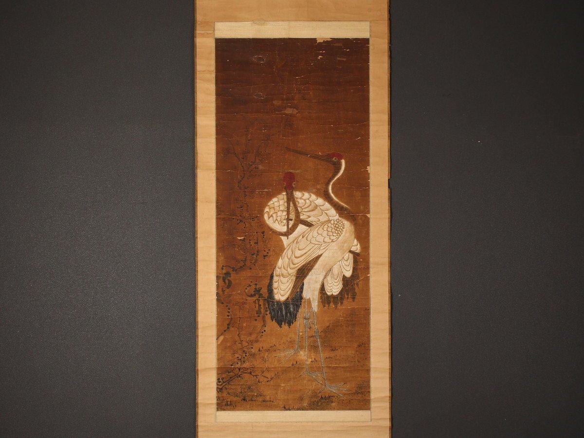 真作】狂歌 本物浮世絵木版画 北雲戴賀「菊水鎧」美人図 中判 保存良い