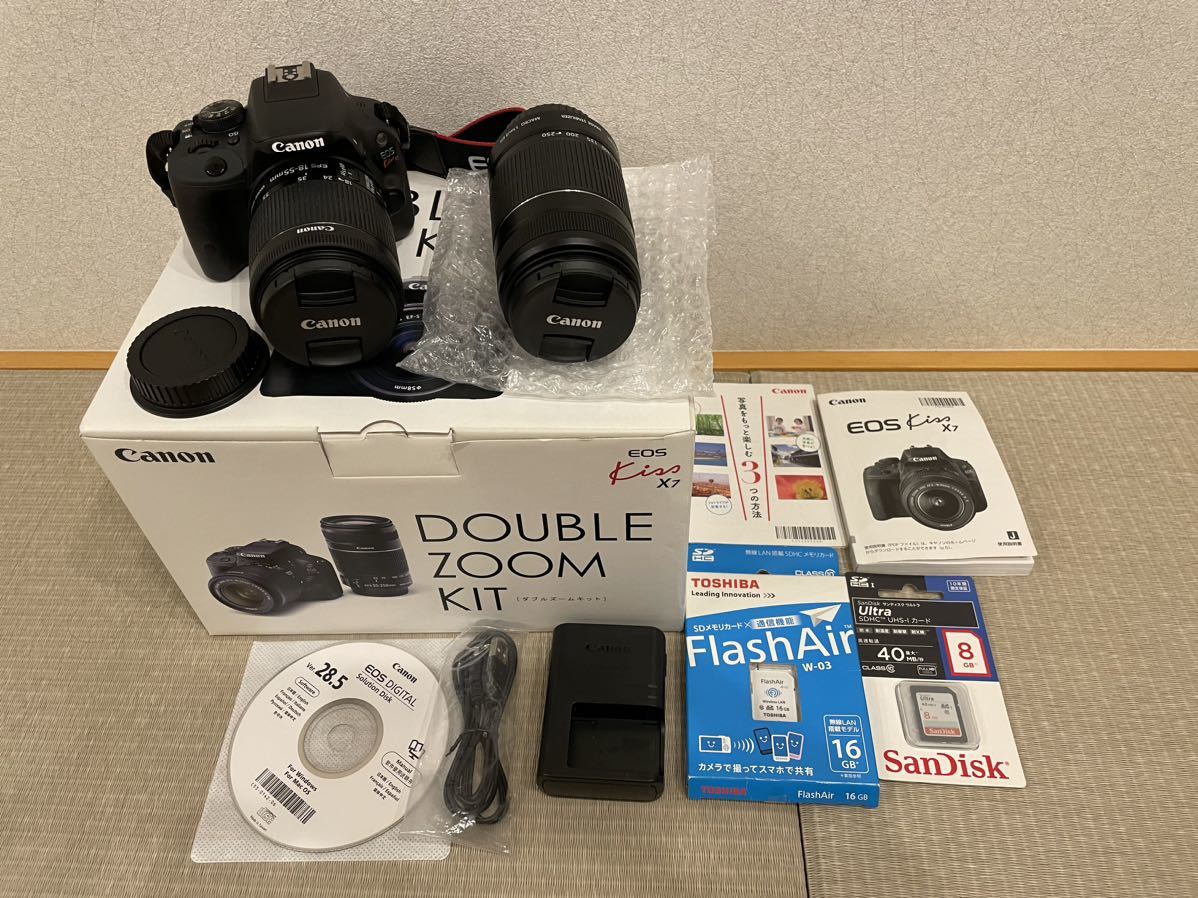 Canon ダブルズームキット Kiss x7