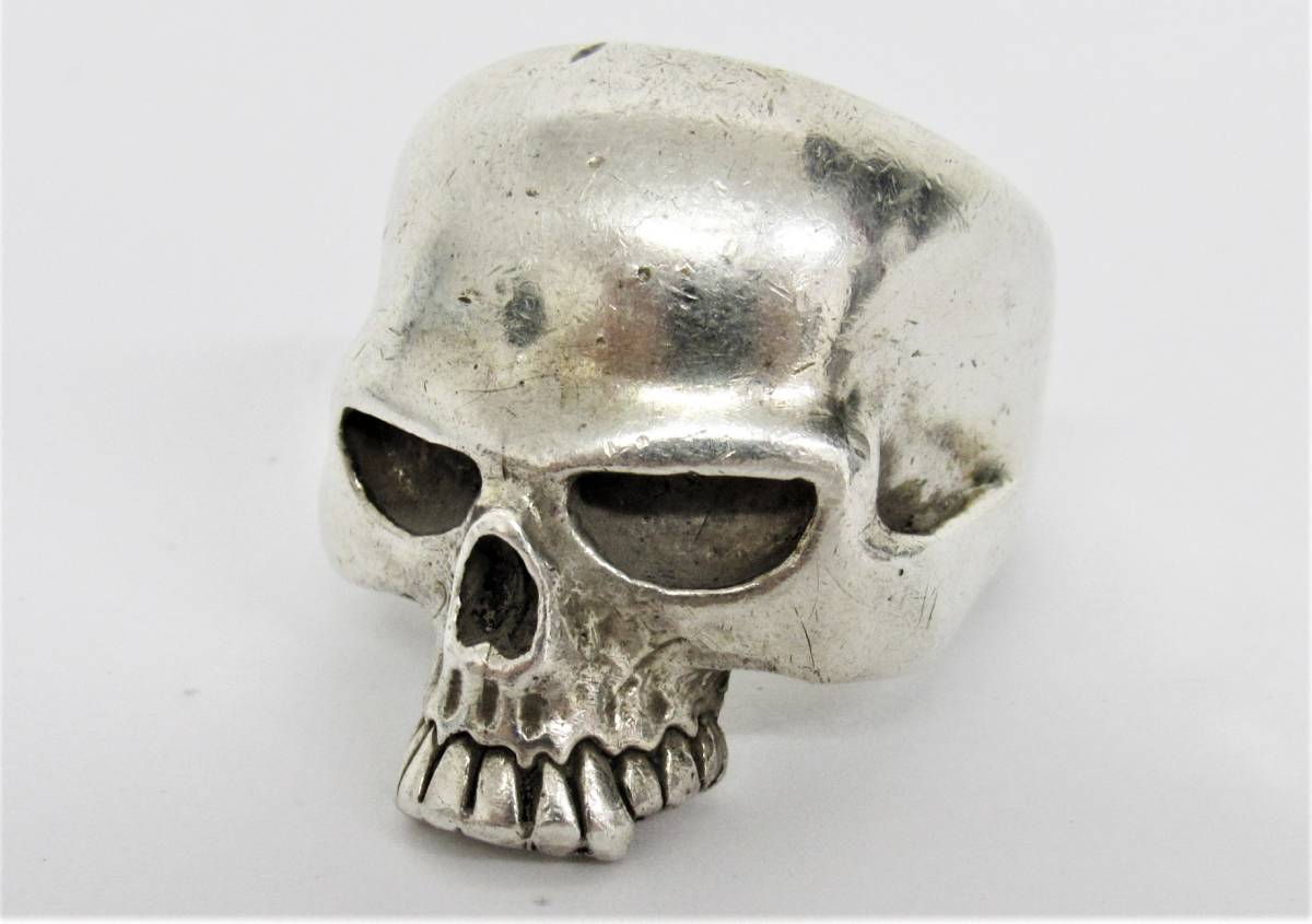 スカル リング 18号 26.4g CRAZY PIG DESIGNS LEMORA SKULL RING