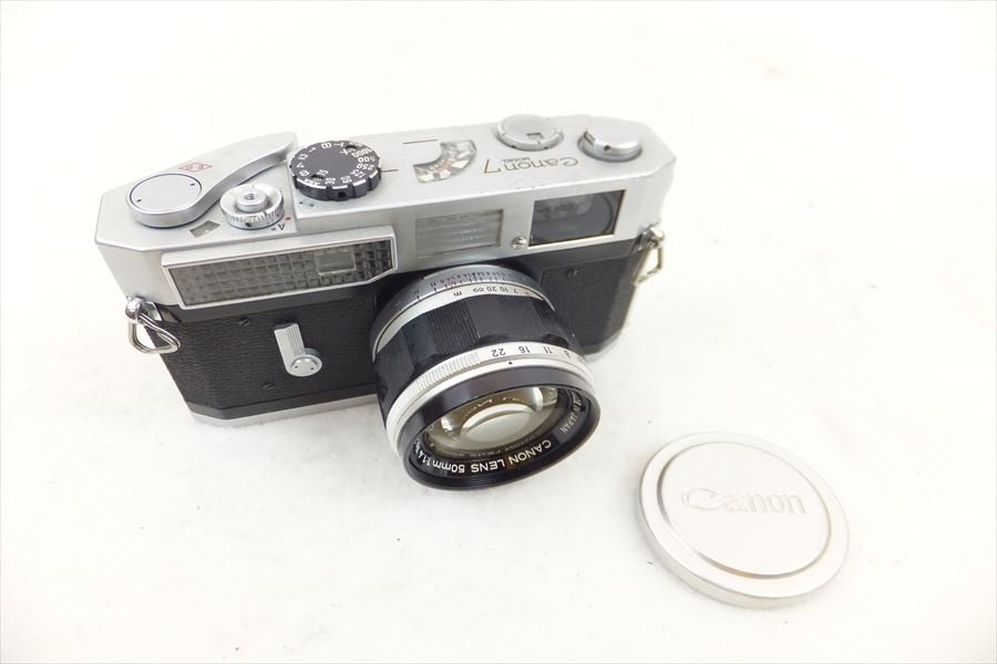 ▽ Canon キャノン MODEL 7 レンジファインダー 50mm 1:1.4 中古 現状