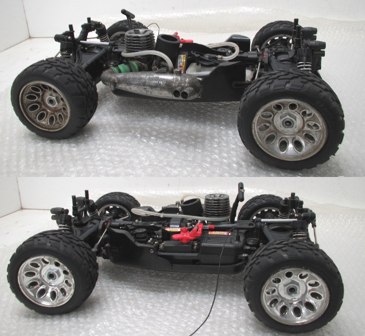 □◇ タミヤ エンジンラジコン 1/10 ナイトロクラッシャー 現状品