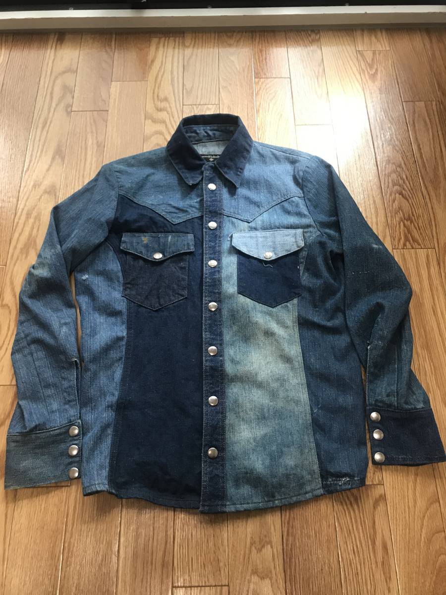 FAR EASTERN ENTHUSIASTデニムウエスタンシャツ　サイズM