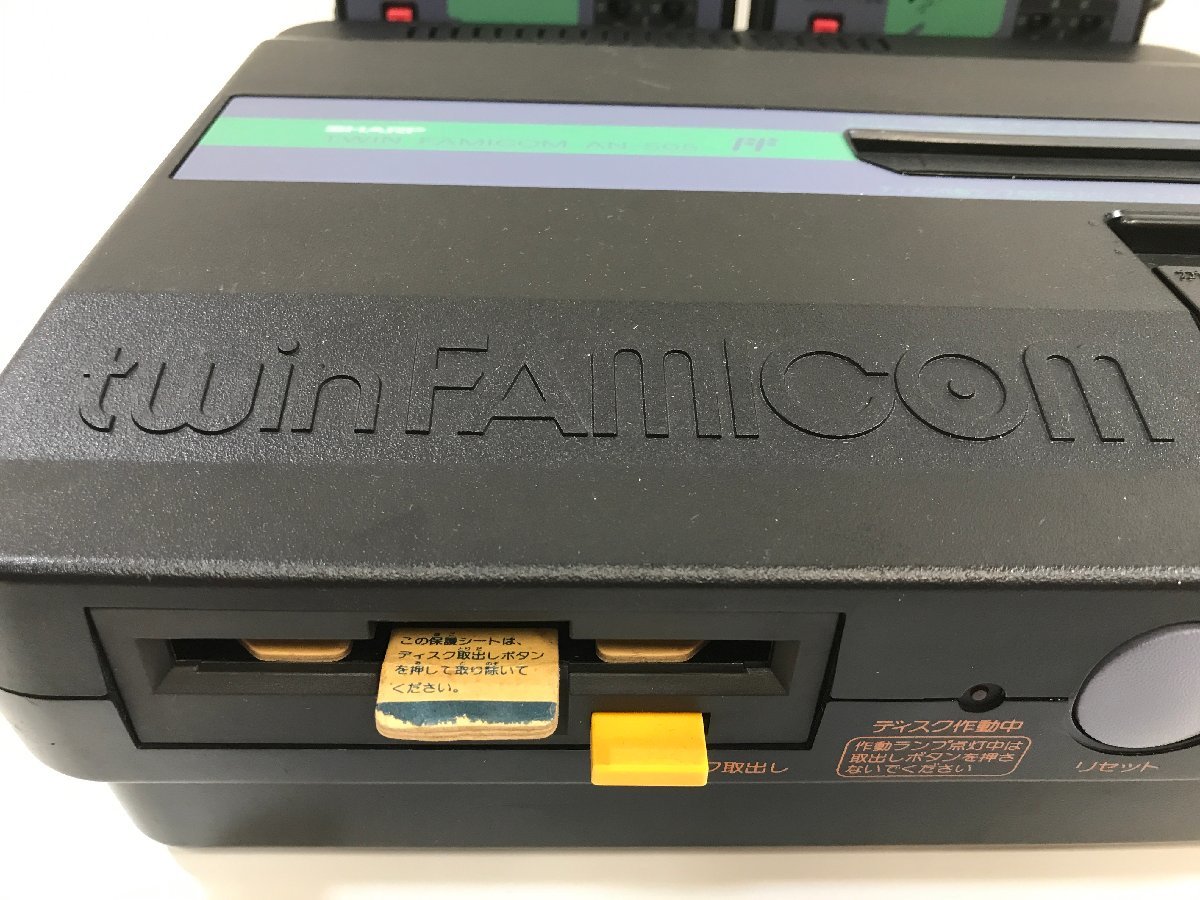 シャープ ツインファミコン AN－505－BK ソフト付 中古品K-4800 