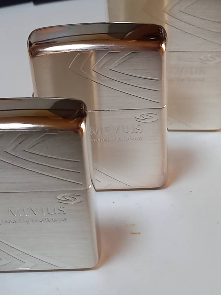 抽プレ MEVIUS オリジナルZippo 白 抽プレ MEVIUS オリジナルZippo 白