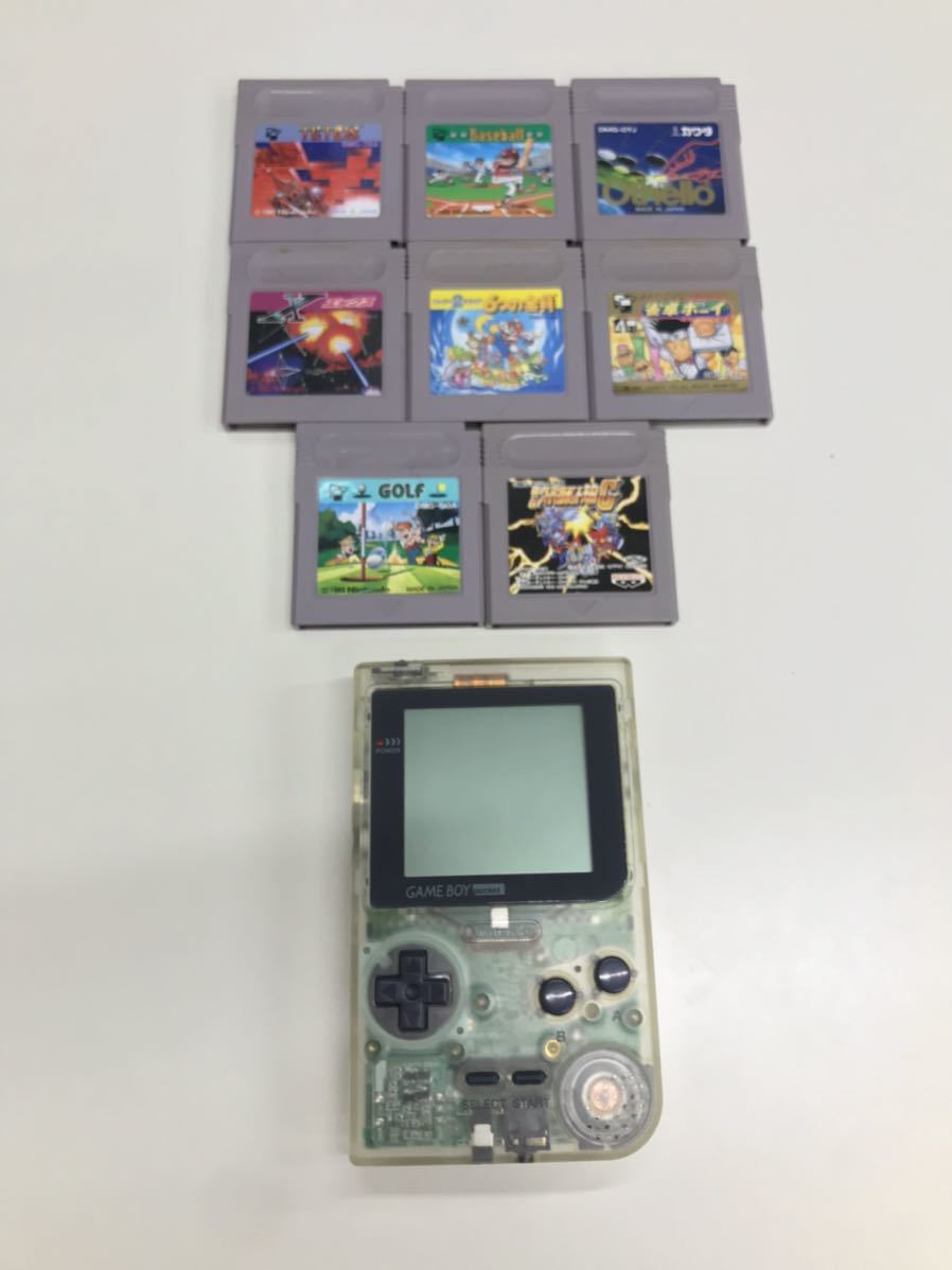新作入荷，お買い得 ゲームボーイポケット本体クリアカラー ソフト各種(本体)｜売買されたオークション情報、yahooの商品情報をアーカイブ公開 - オークファン 本体、アクセサリー