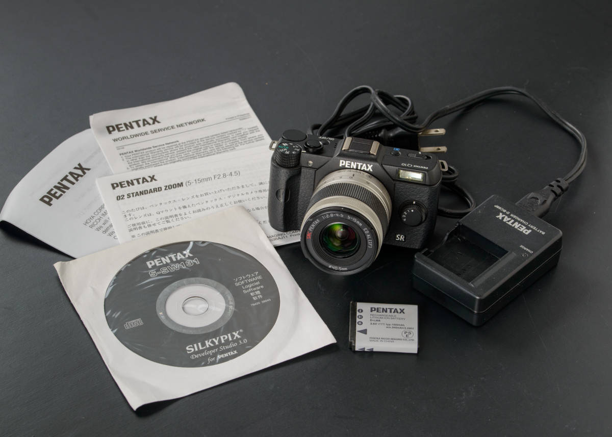 ショット数少ない！約600回 ペンタックス Q10ボディと 5-15mm 2.8-4.5 