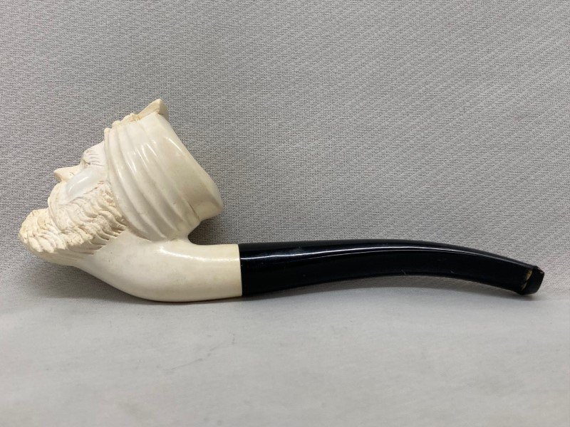 慈光】144 パイプ メシャムパイプ MEERSCHAUM PIPE トルコ製海泡石