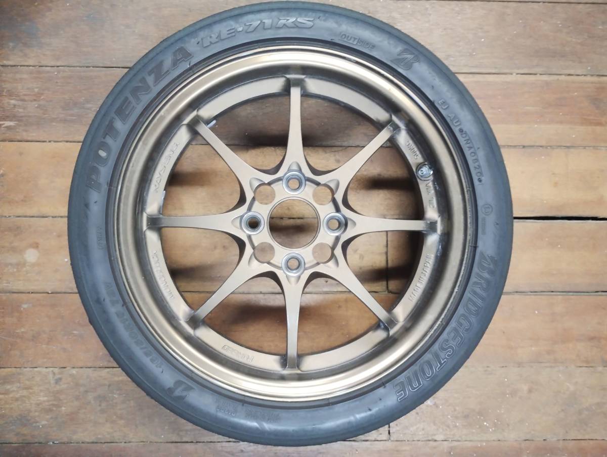 レイズRAYS VOLK CE28N 15インチ 5.5J+45 4H PCD100 軽自動車