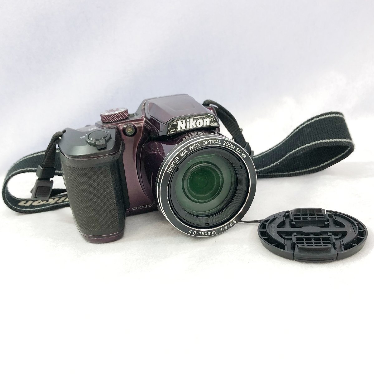数量限定，大得価 Nikon ニコン COOLPIX B500 コンパクト デジタル カメラ プラム 単3電池式 NIKKOR 40X WIDE OPTICAL ZOOM ED VR 4.0-160mm 1.3-6.5