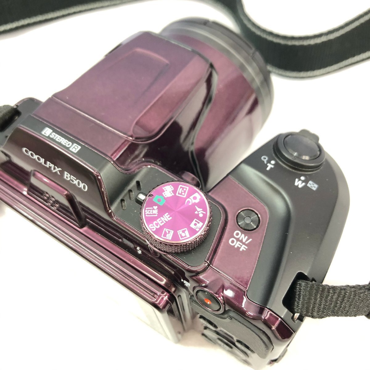 数量限定，大得価 Nikon ニコン COOLPIX B500 コンパクト デジタル カメラ プラム 単3電池式 NIKKOR 40X WIDE OPTICAL ZOOM ED VR 4.0-160mm 1.3-6.5