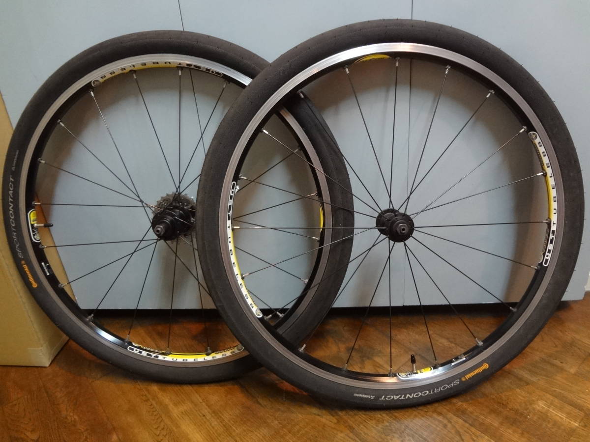 マビック 前後ホイールセット9S タイヤ付き 26インチ MAVIC CROSSROC 