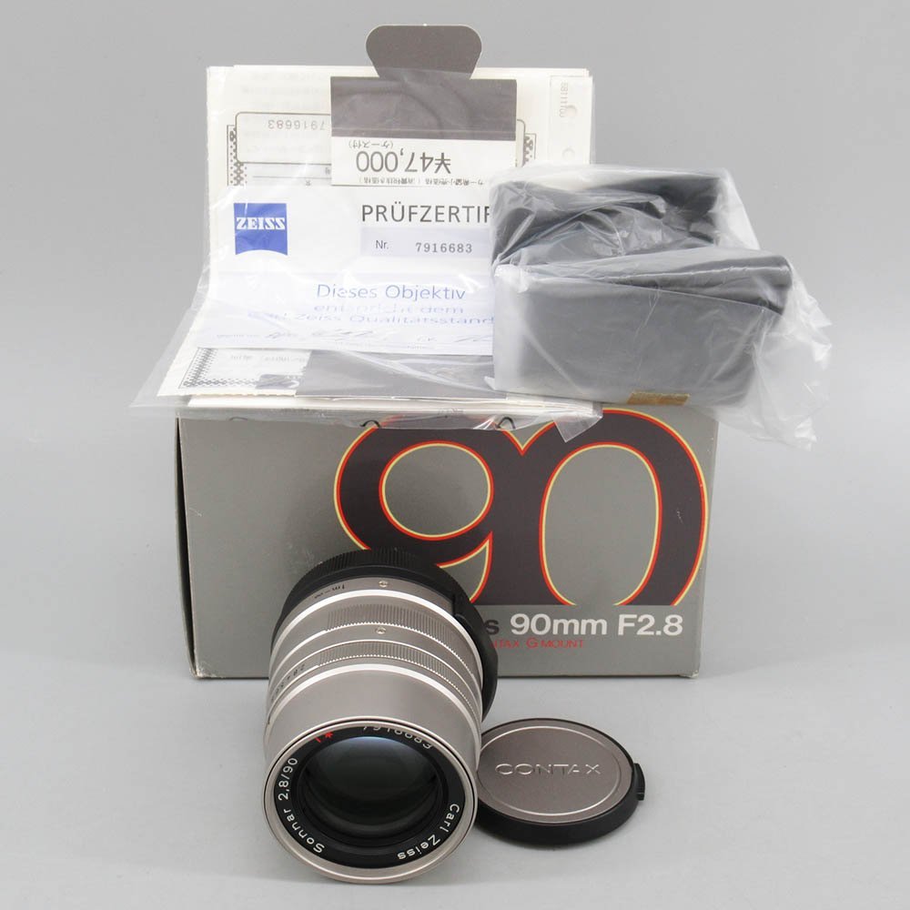 1円～ Contax コンタックス Carl Zeiss Sonnar 90mm F2.8 Gマウント レンズ ※動作未確認 現状品 カールツァイス　191-1947409【O商品】