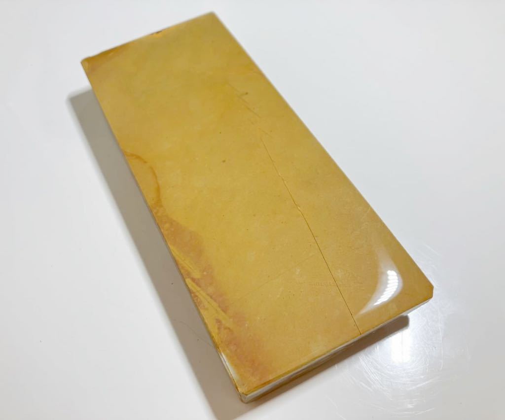 天然砥石 京都 正本山 中山 335g 仕上砥石 鉋 鑿 大工道具 包丁 小刀 彫刻