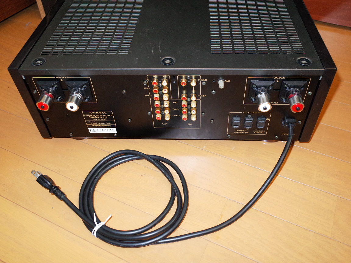 レア品/通電OK】ONKYO プリメインアンプ A-919 オンキョー 通電・動作