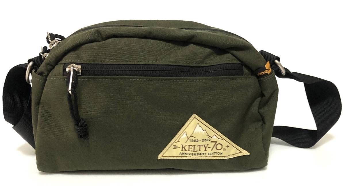 KELTY ケルティ 限定 オリーブ カーキ ショルダーバッグ ポーチ アウトドア 5232 70周年