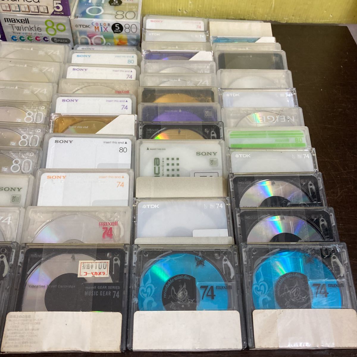 MDディスク 2026年最新Yahoo!オークション まとめ売り 60枚 枚の中古品