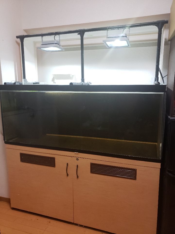 引取り 愛知県一宮市】150×60×60㎝ アクリル水槽 オーバーフロー水槽