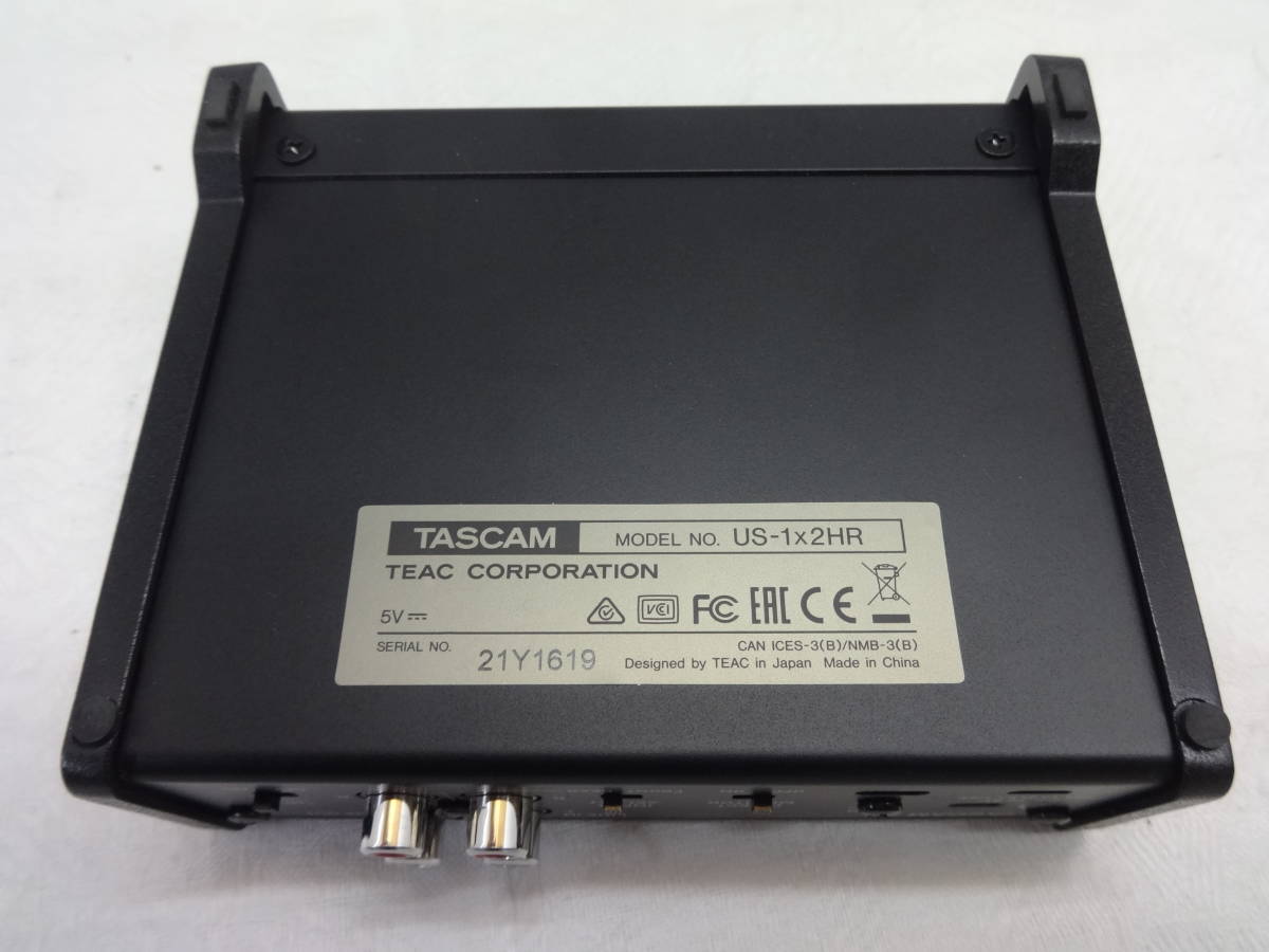 USB Audio US-1x2HR High Resolution Versatile 1Mic, 2IN⁄2OUT TASCAM