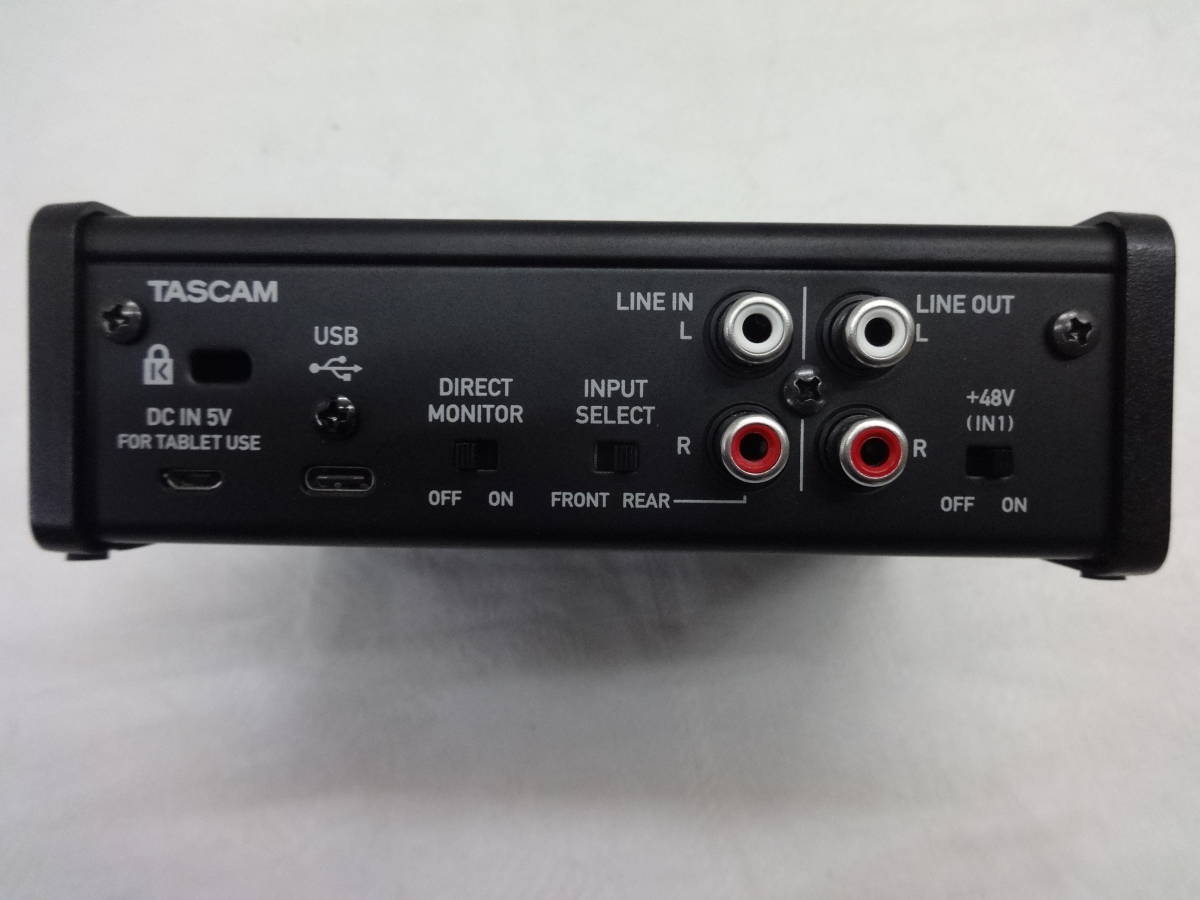 USB Audio US-1x2HR High Resolution Versatile 1Mic, 2IN⁄2OUT TASCAM