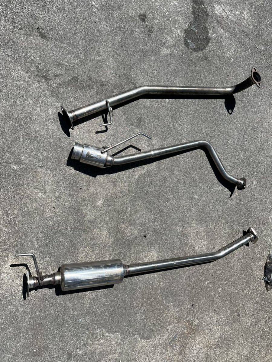ウィルズウィン　N-BOXカスタムJF1ターボにて使用マフラー