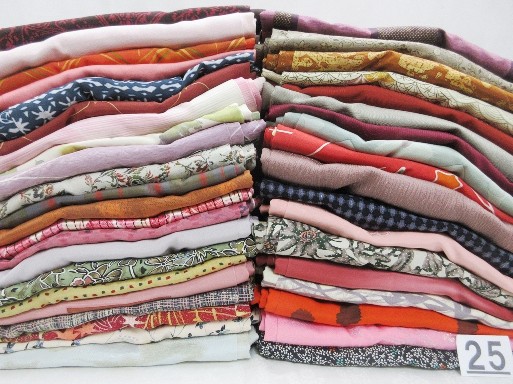 #25★大量着物★羽織40点まとめて・リメイク・リフォーム・手芸材料等に★